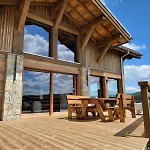 De Scott, Luxe Avec Et Sauna Шале Жерарме